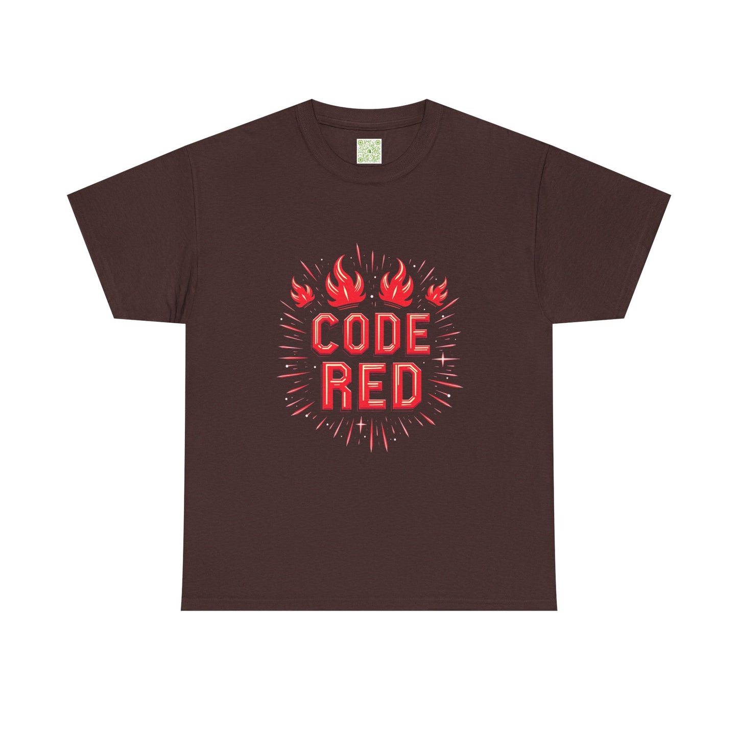 Firefighter Code Red Tee, Firefighting T-Shirt, Fireman Gift, Firefighter Gift, Thin Red Line, Bravery Inspired Shirt, Firefighting Tee