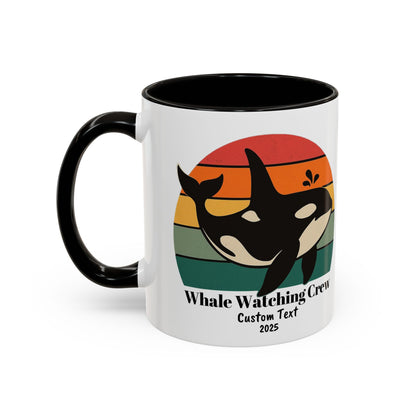 Orca Whale, Orcas Mug, Personalized , Whale Watching Mug, Whale Gifts, Alaskan Cruise, Blue Whale, Beluga Whale, Maui Excursion