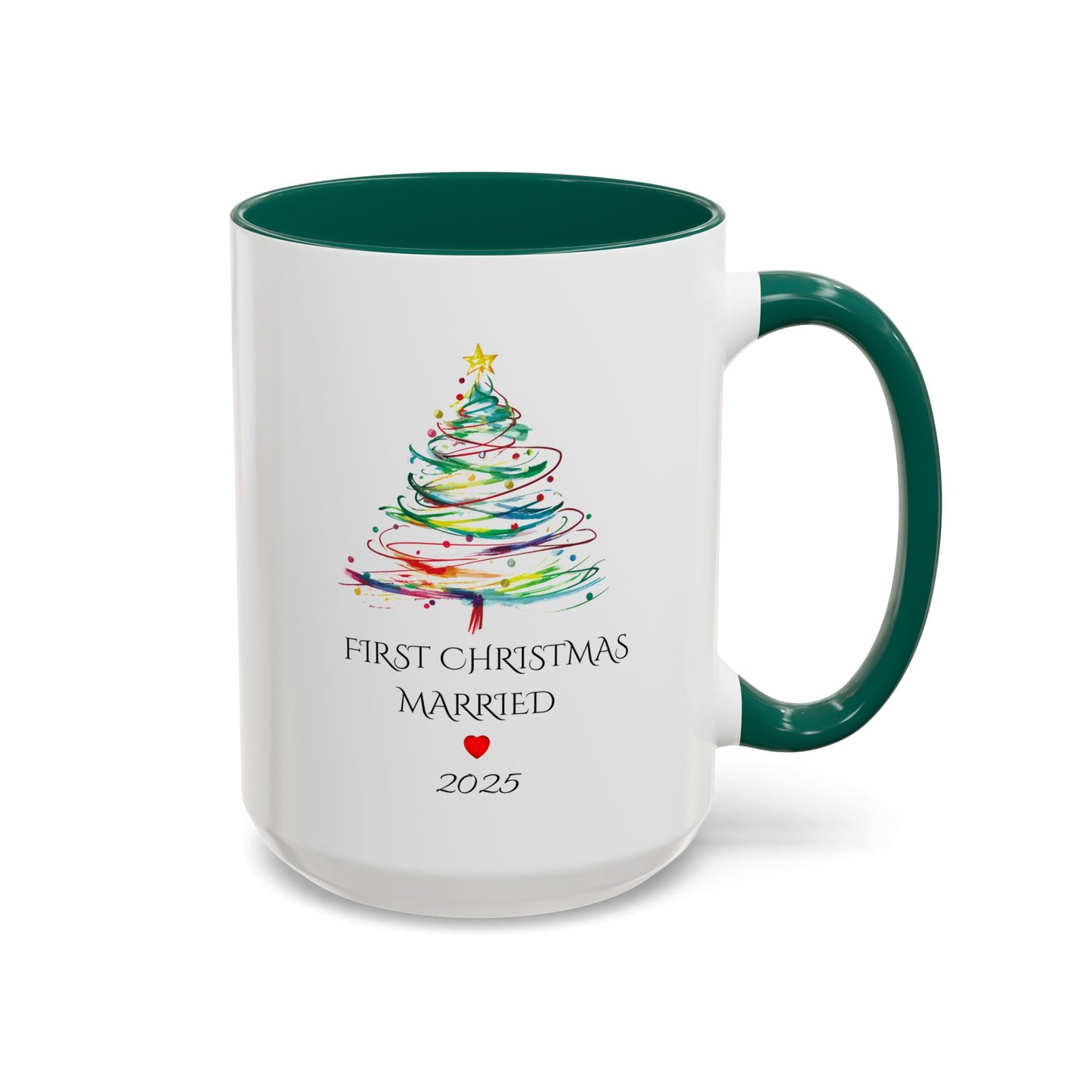 First Year Married Mug, Mr and Mrs Mug, Couple Mug, First Christmas Married, Just Married Gift, Newlywed Gift Ideas