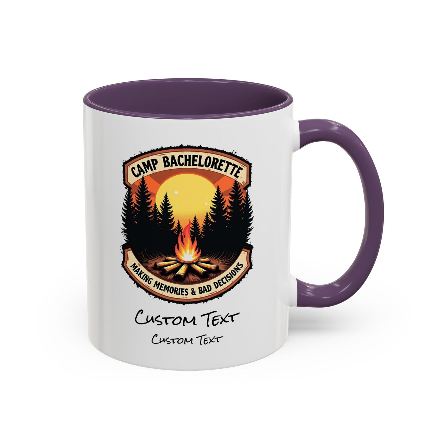 Personalized Camp Bachelorette Coffee Mug, Camp Bride Mug, Camp Bach Mug, Bride Tribe, Hen Party Favors, Custom Text