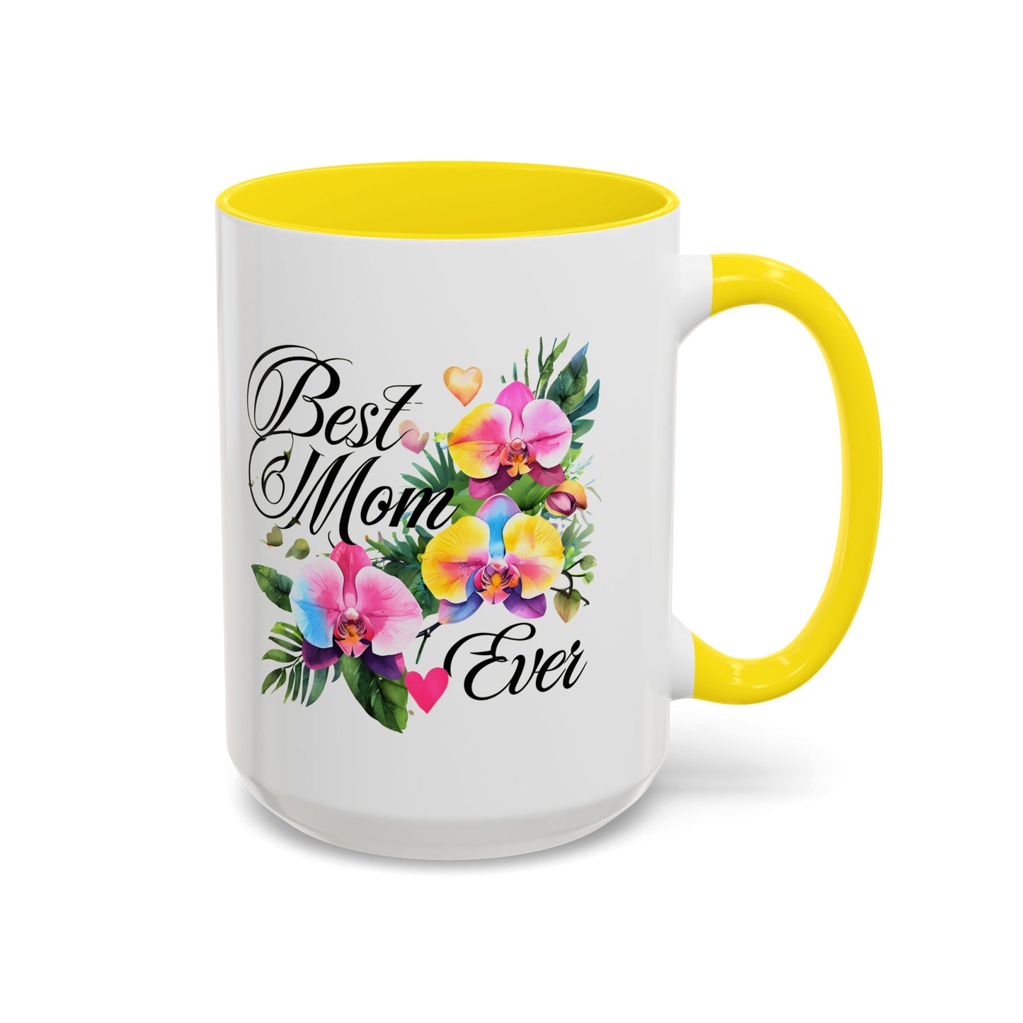 Floral Best Mom Coffee Mug, Vibrant Tea Mug for Mom, Unique Mother's Day Gift, Appreciation Gift for Her