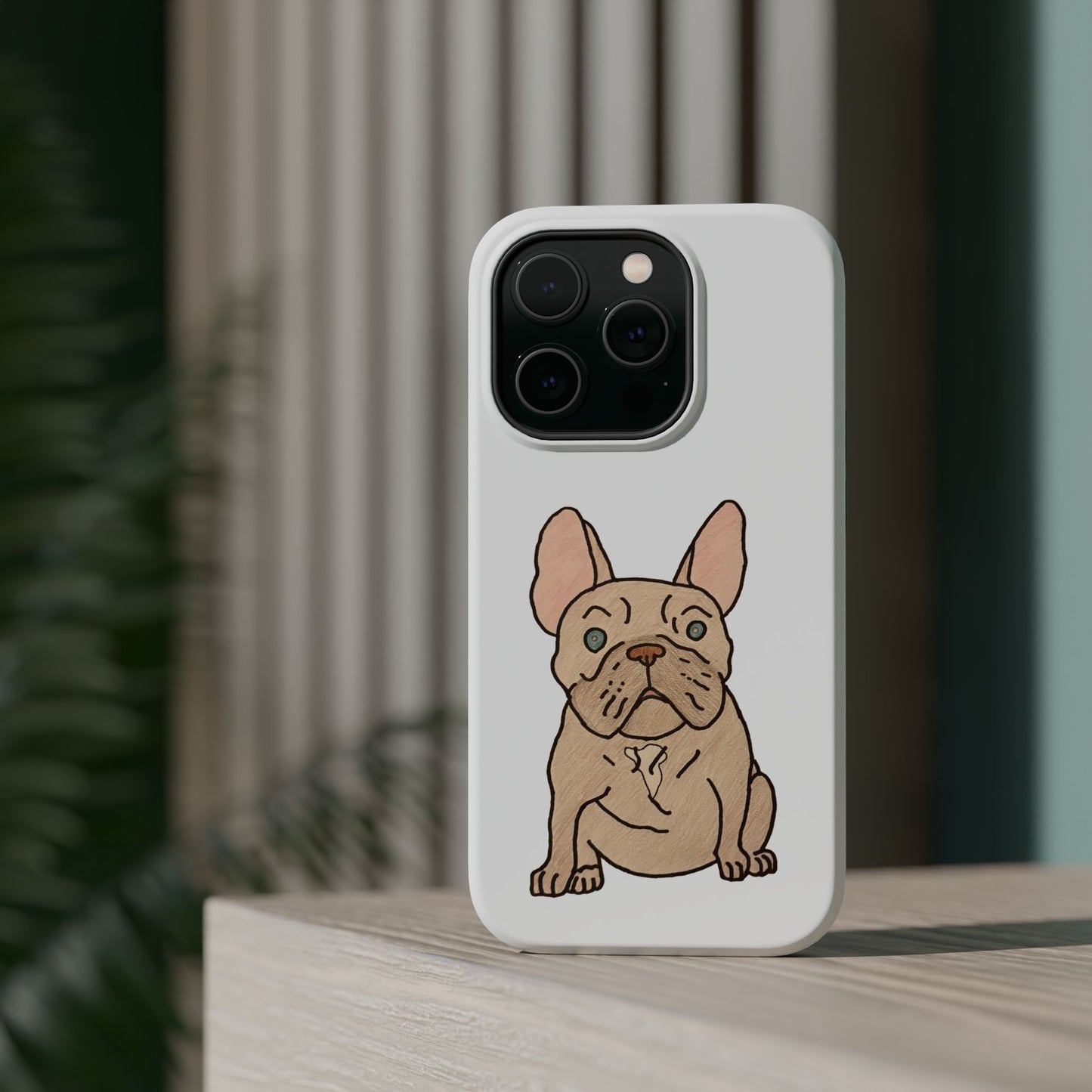 French Bulldog Magnetic Tough Case, Cute Pet Phone Cover, Dog Lover Gift, MagSafe Phone Protector, Unique Phone Accessory