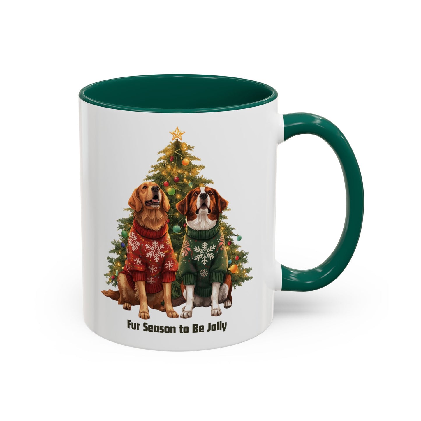 Festive Dog-Themed Mug for Pet Lovers, Dog Christmas Mug, Cute Christmas Dog Mug, Custom Dog Mom Mug, Merry Christmas