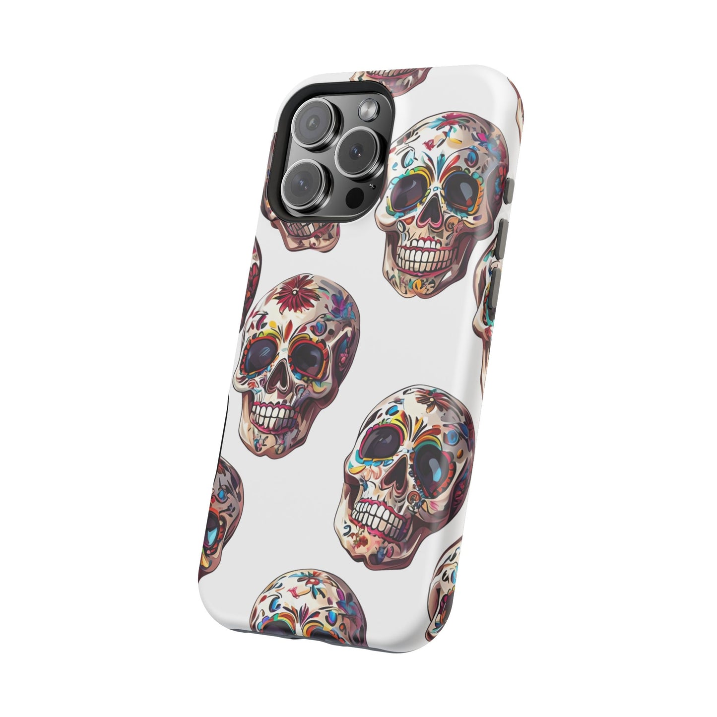 Sugar Skull Phone Case, Dia De Los Muertos, Day Of The Dead, Mexican Tradition, Sugar Skull Art, Wireless Charger