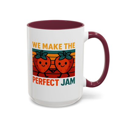 Humorous Strawberry Jam Coffee Mug, Summer Vibes Mug, Strawberry Mug, Food Humor Mug, Hilarious Mug, Gift Idea
