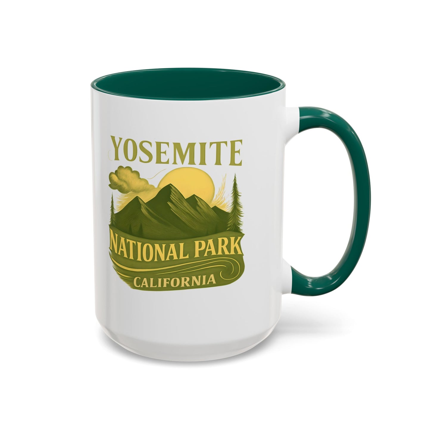 Yosemite National Park Accent Mug, Yosemite Gift, Yosemite Travel Gift, California Trip, Granola Girl Gift