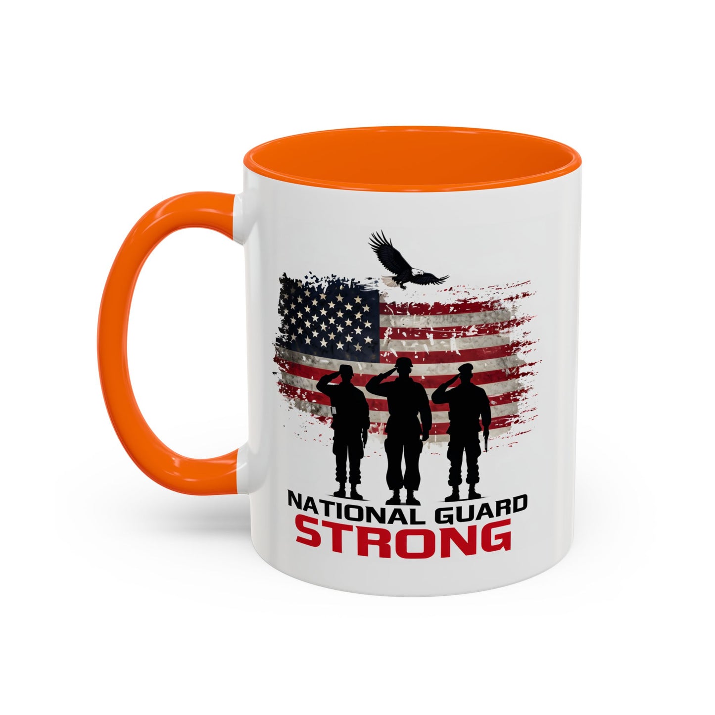 Patriotic National Guard Coffee Mug, Air National Guard, Army Wife Mug, Gift for Soldier, Army Veteran Gift, Army Dad Mug
