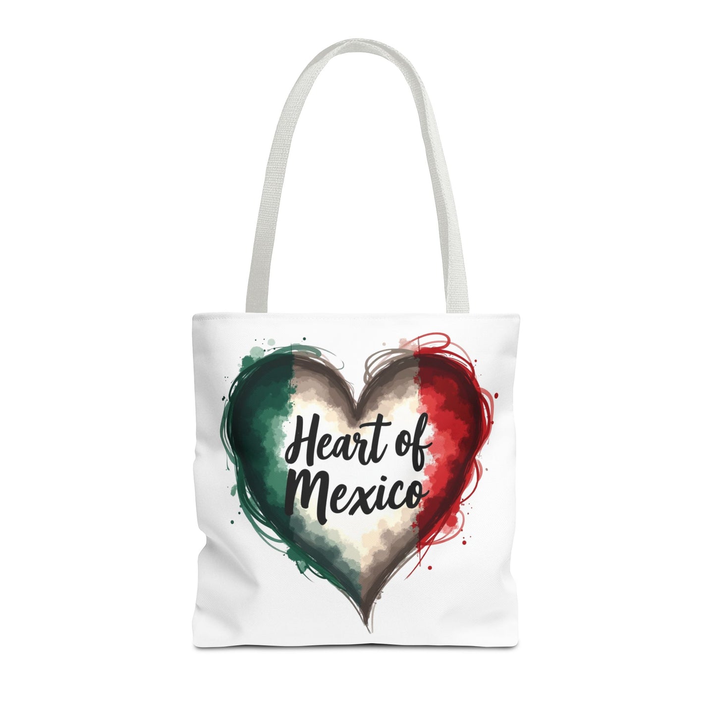 Heart of Mexico Tote Bag, Hispanic Heritage Bag, Mexican Pride Tote, Mexican Culture Bag, Brown Pride, Weekender Bag