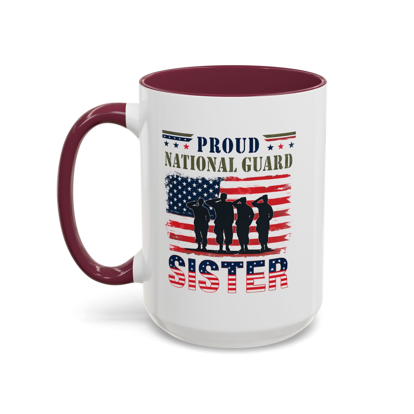 National Guard, Proud Sister Mug, Army National Guard, Armed Forces Gift, Veteran Appreciation, Gift For Heroes