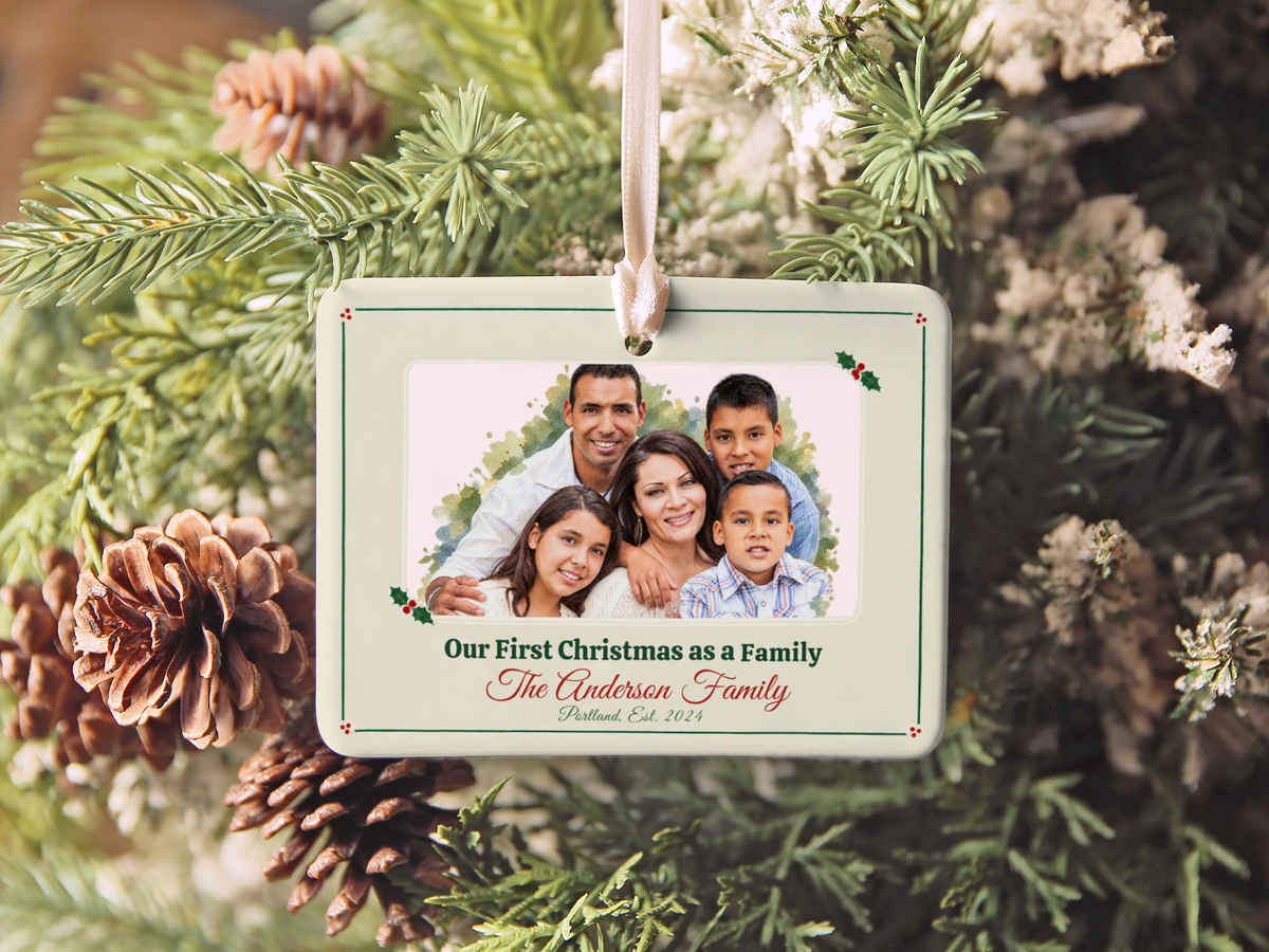DESIGN E - Watercolor Family Frame