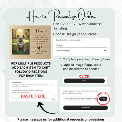 Pet Memorial Gifts - Pet Memorial Gift Remembrance Gift - Plaque - Vertical