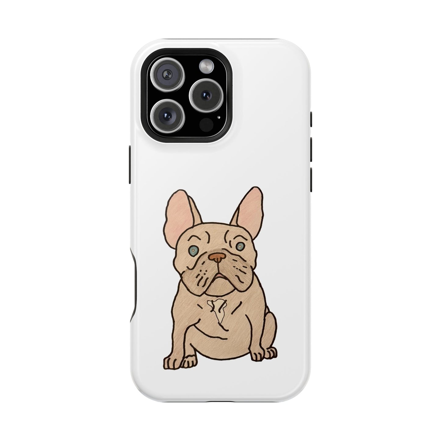 French Bulldog Magnetic Tough Case, Cute Pet Phone Cover, Dog Lover Gift, MagSafe Phone Protector, Unique Phone Accessory