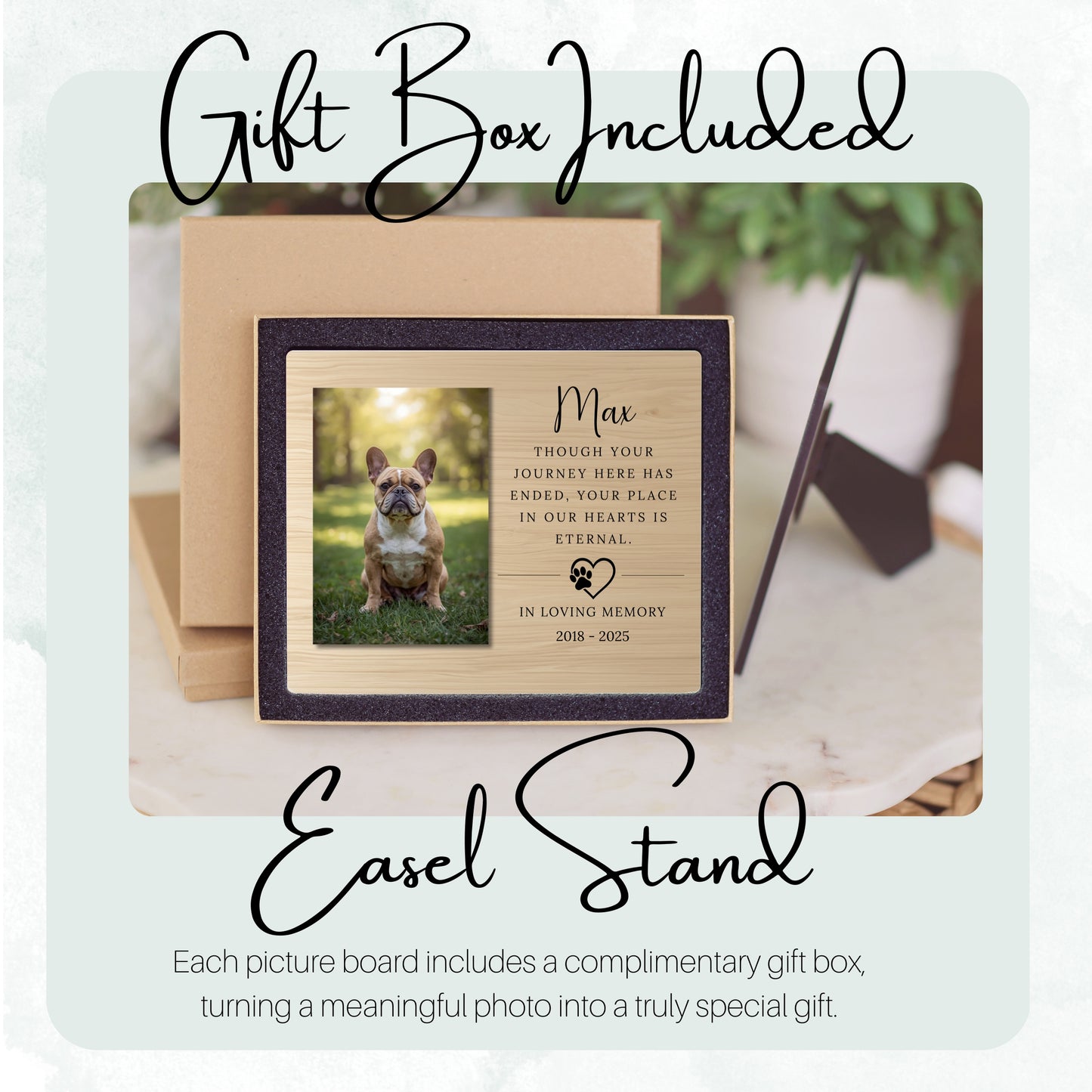 Pet Memorial Gifts - Pet Memorial Gift Remembrance Gift - Plaque - Horizontal