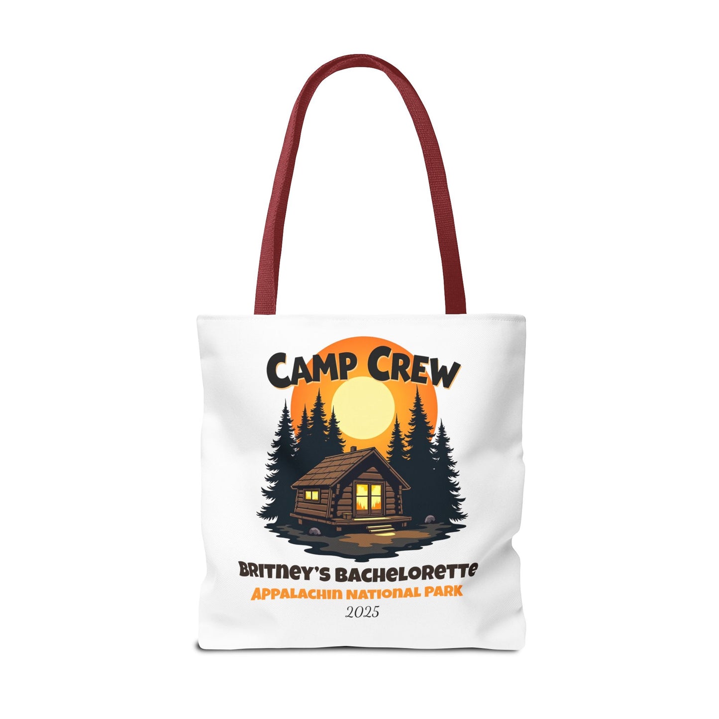 Bachelorette Camp Crew Tote Bag, Bride Beach Bag, Camp Bride, Camping Bach, Bridal Tote Bag, Custom Beach Bag