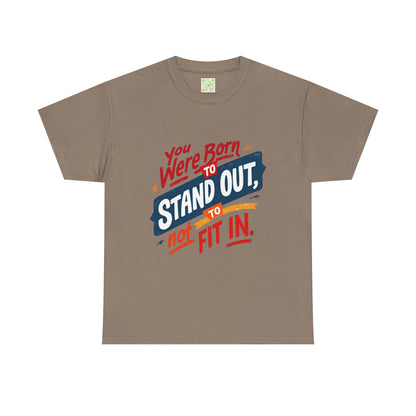 Enneagram 4 You Were Born to Stand Out Tee, Motivational Graphic Tshirt, Creative Souls Gift, Casual Wear, Unisex Tee
