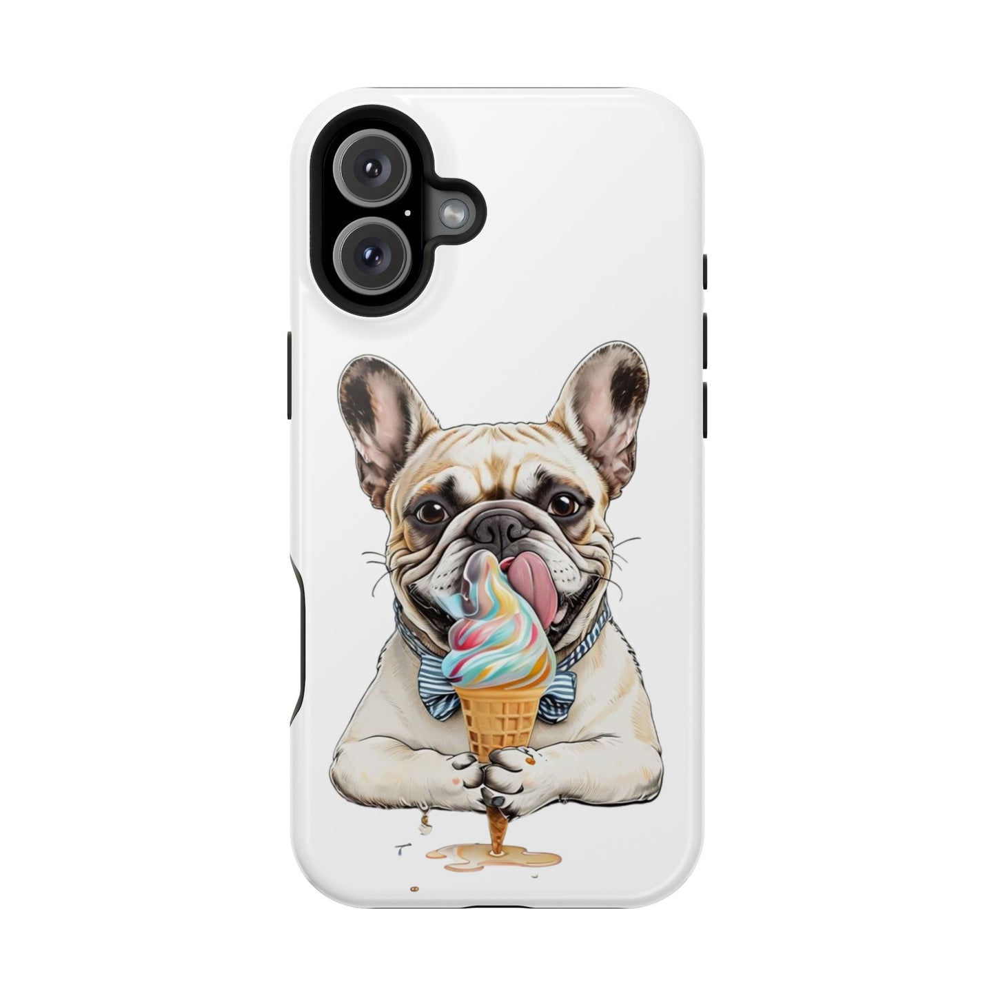 French Bulldog iPhone Case, Ice Cream Phone Case, Frenchie Mom Gift, Dog Phone Case, French Bulldog Lover Gift