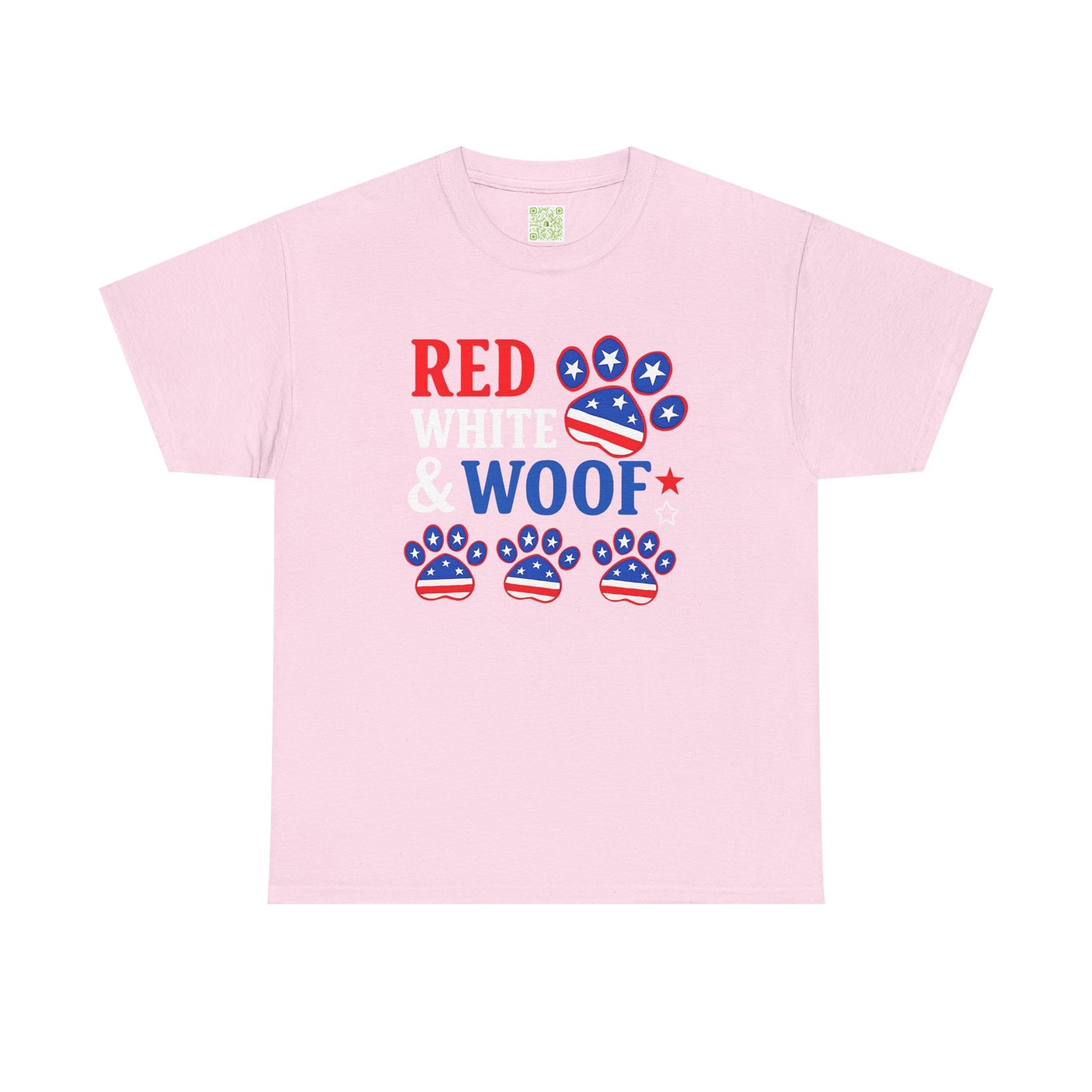 Patriotic Dog Lover Tee, USA Dogs Shirt, Red White & Woof, Fourth of July Shirt, American Shirt, Dog Lovers Gift