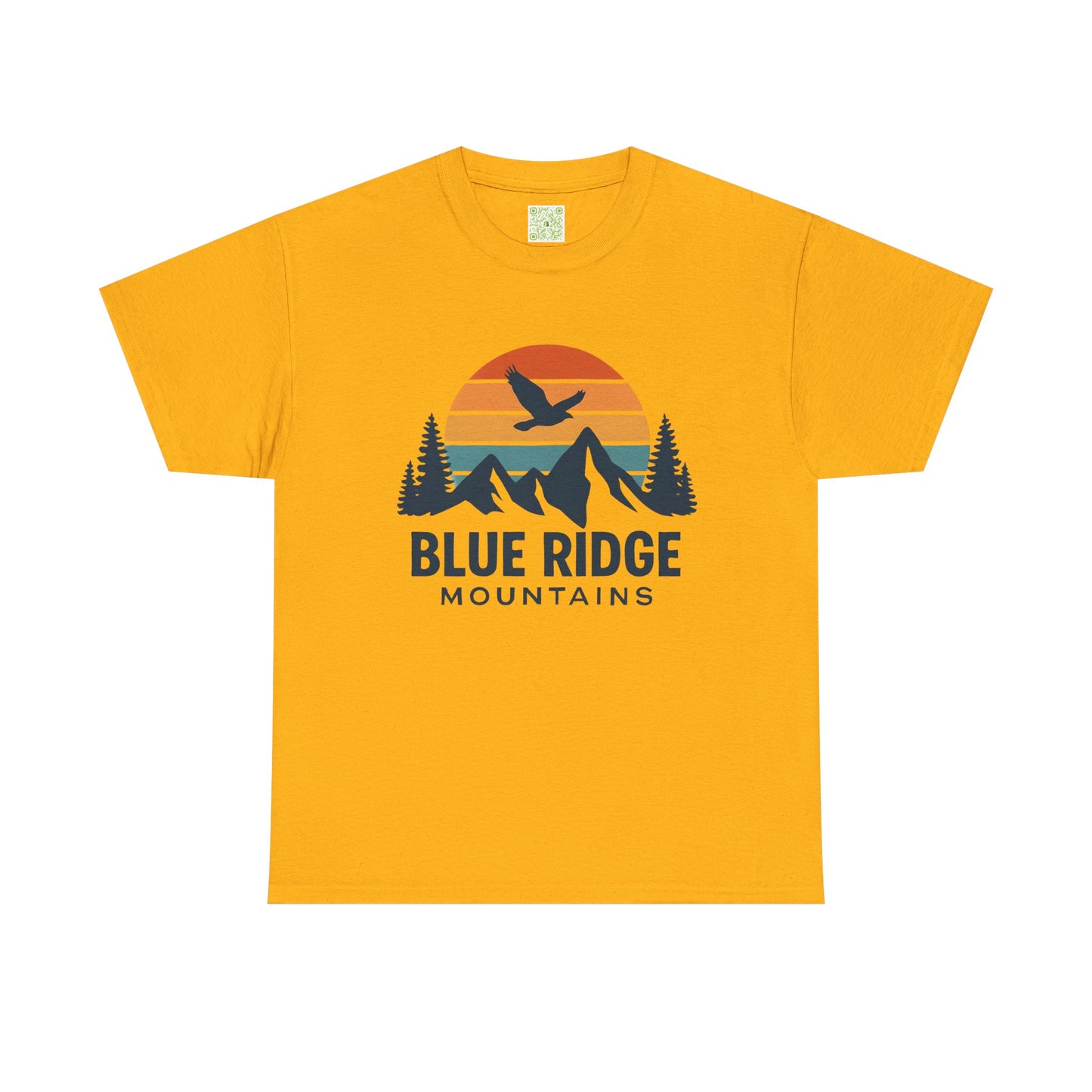 Blue Ridge Parkway Unisex Heavy Cotton Tee, Nature Lover Shirt, Blue Ridge Mountains, North Carolina Shirt, Camping Gift