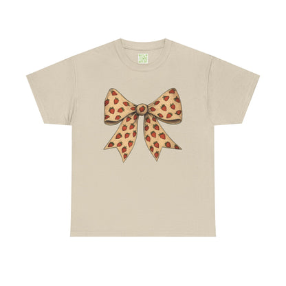 Strawberry Coquette Bow Shirt, Cute Summer Shirt, Summer Vibes, Strawberry Season Tee, Coquette Summer, Strawberry Top