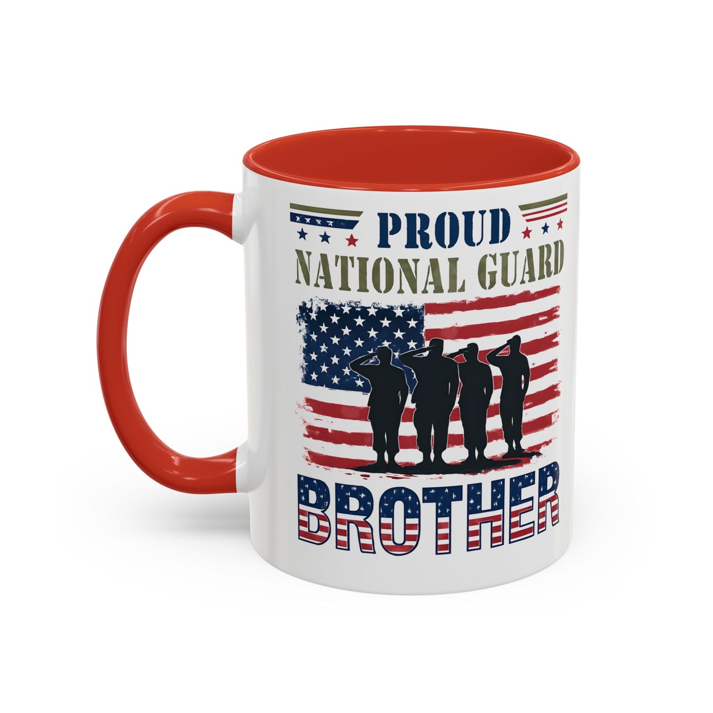 Proud National Guard Brother Coffee Mug, Veteran Appreciation Mug, Military Family Gift, Army Gifts, Tactical Gifts