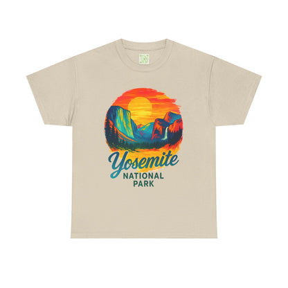 Retro Sunset Yosemite National Park Tee, Yosemite Shirt, Yosemite Gift, Wildflower Yosemite, Yosemite El Capitan
