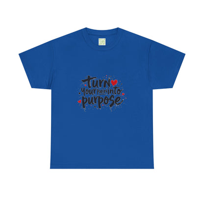 Enneagram Four Shirt, Turn Pain into Purpose Tee, Personality Type 4, Enneagram 4 Tee, Self Growth, Enneagram Types Gift