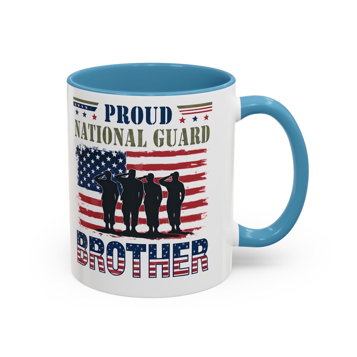 Proud National Guard Brother Coffee Mug, Veteran Appreciation Mug, Military Family Gift, Army Gifts, Tactical Gifts