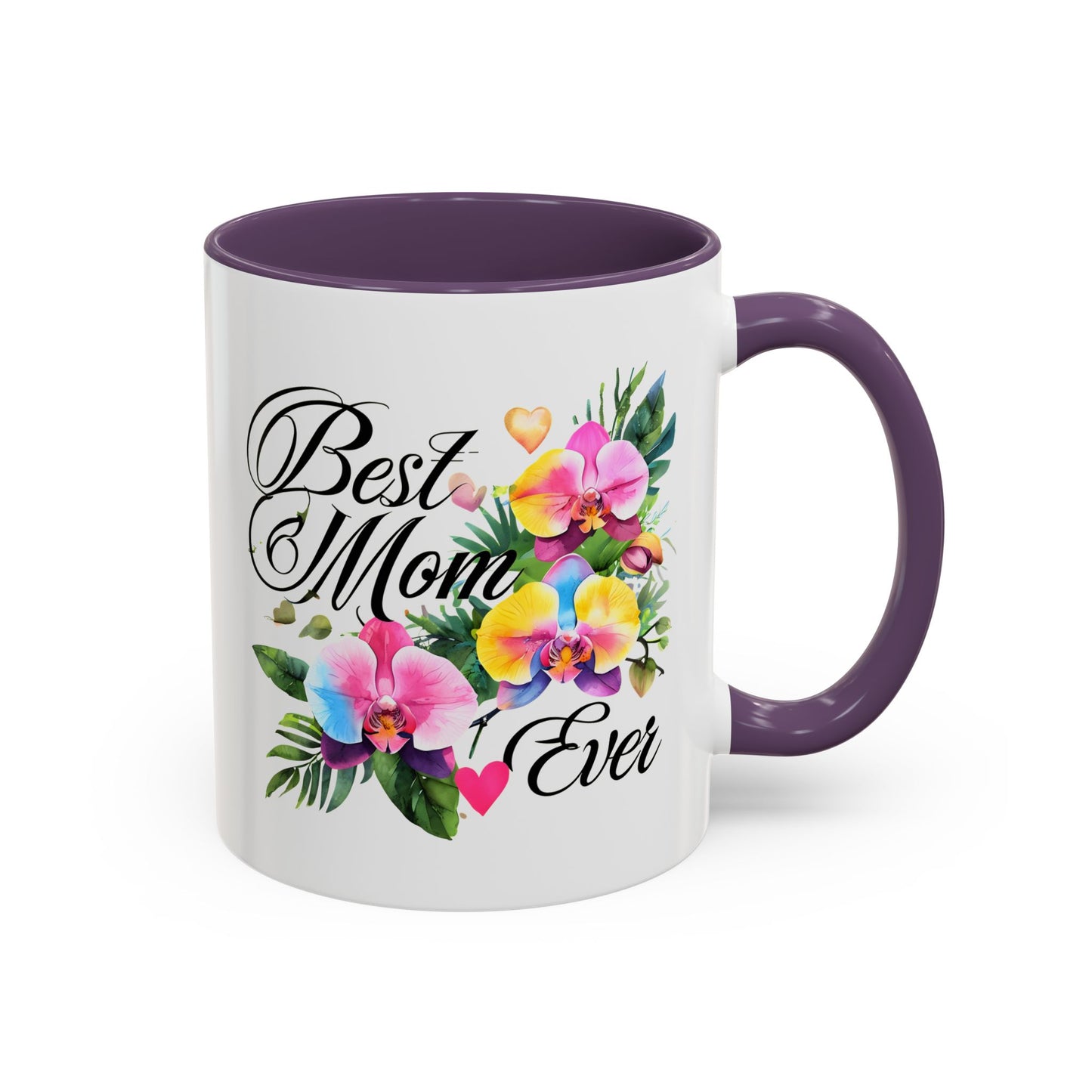 Floral Best Mom Coffee Mug, Vibrant Tea Mug for Mom, Unique Mother's Day Gift, Appreciation Gift for Her