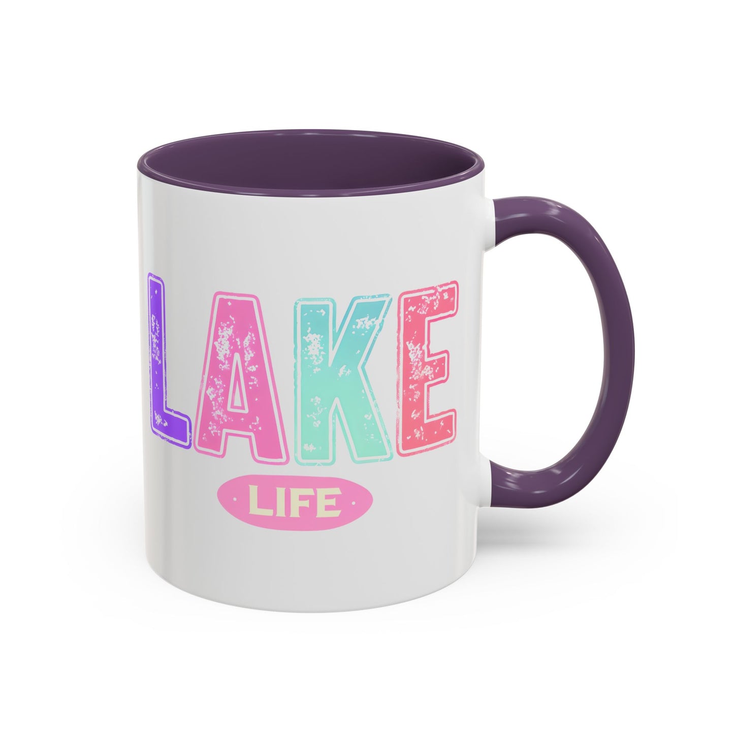 Lake Life Accent Coffee Mug, Great Lakes Mug, Michigan Gifts, Lake Vibes, Modern Mug, Lake House Gifts, Lakehouse Decor