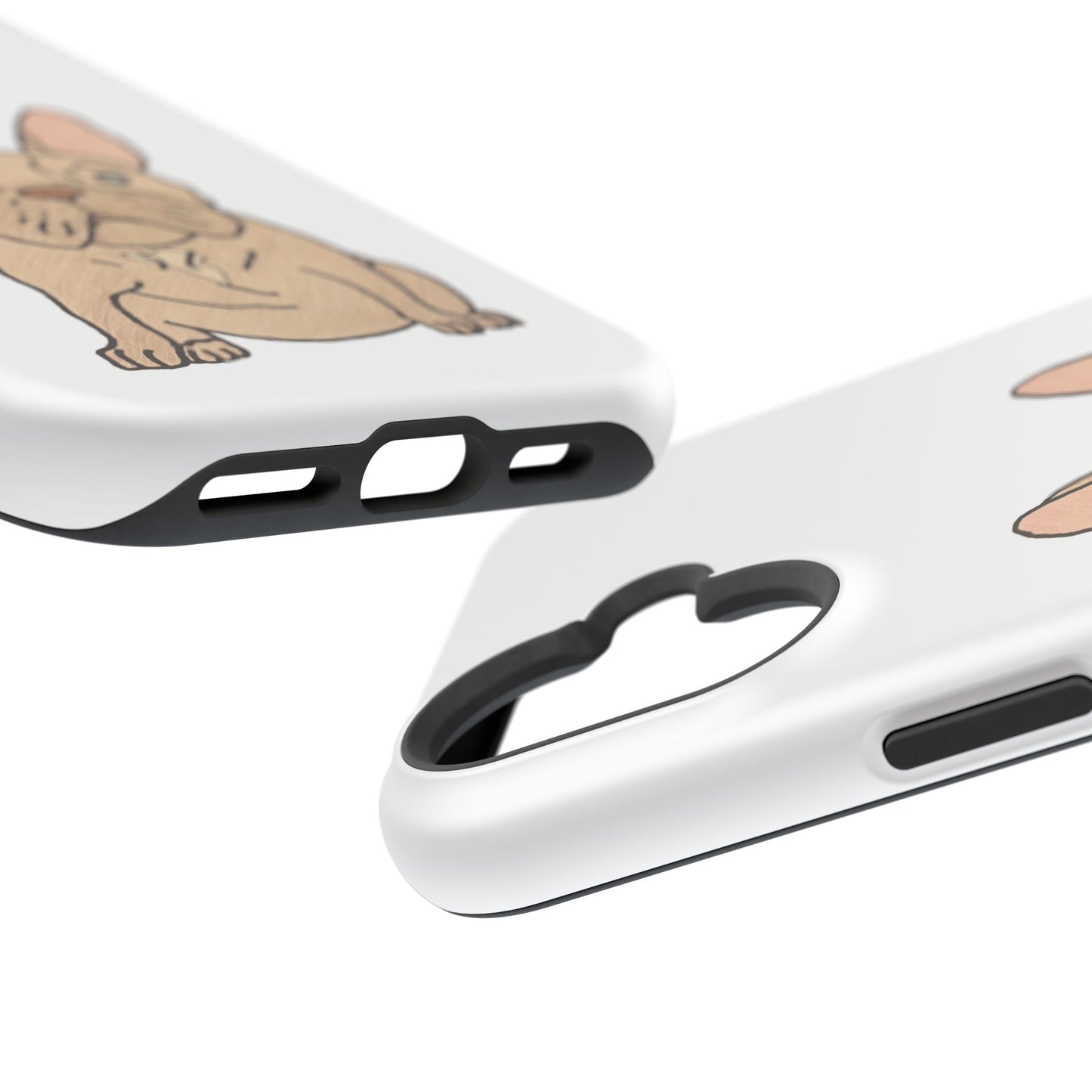 French Bulldog Magnetic Tough Case, Cute Pet Phone Cover, Dog Lover Gift, MagSafe Phone Protector, Unique Phone Accessory