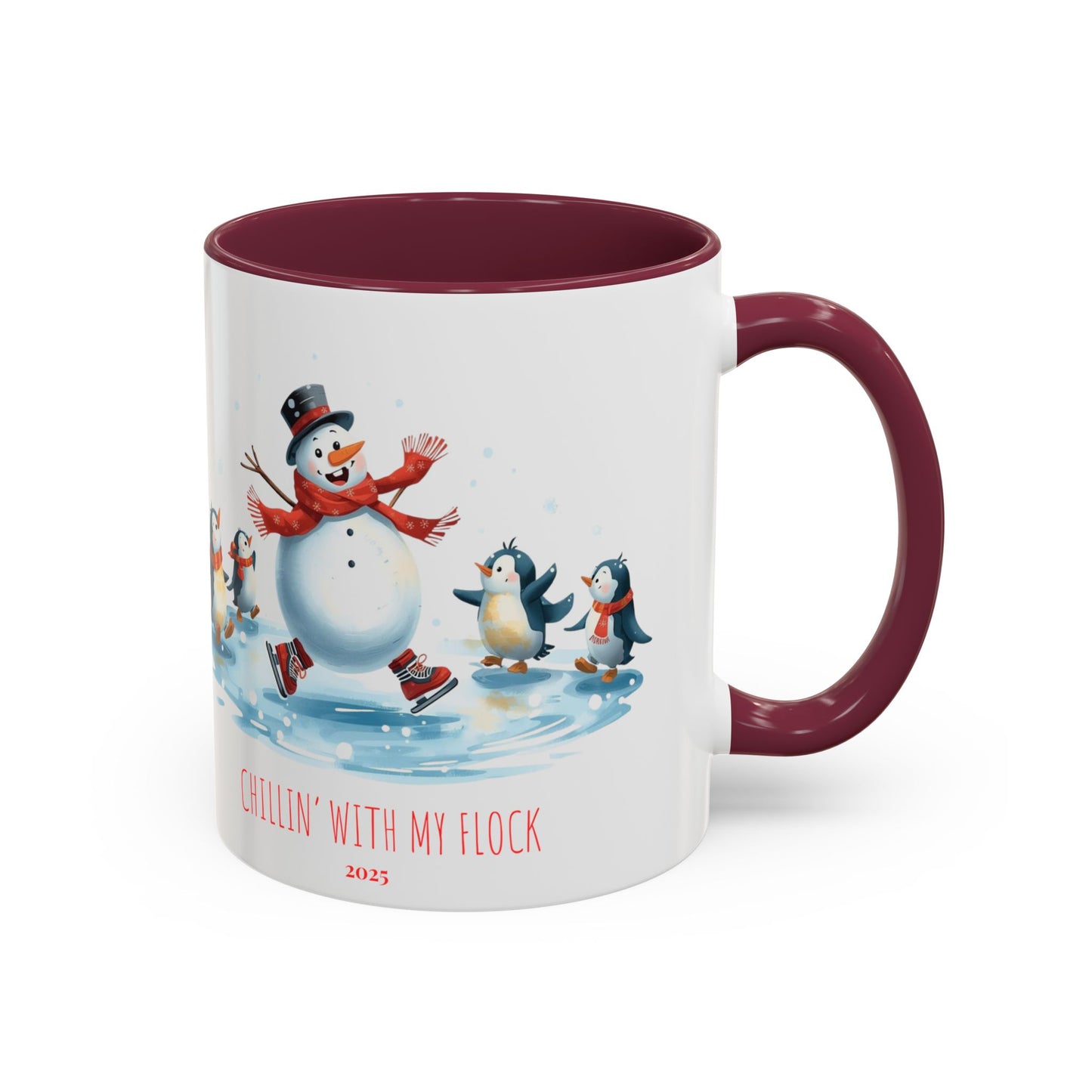 Christmas Snowman Mug – Cute Holiday Coffee Cup, Snowman Lover Gift, Hot Chocolate Mug, Christmas Cocoa Cup, Gift for Her 2025