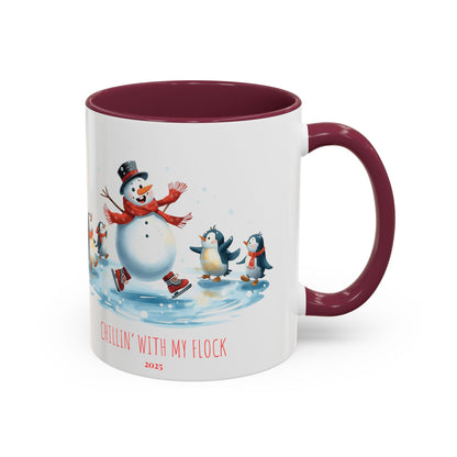 Christmas Snowman Mug – Cute Holiday Coffee Cup, Snowman Lover Gift, Hot Chocolate Mug, Christmas Cocoa Cup, Gift for Her 2025