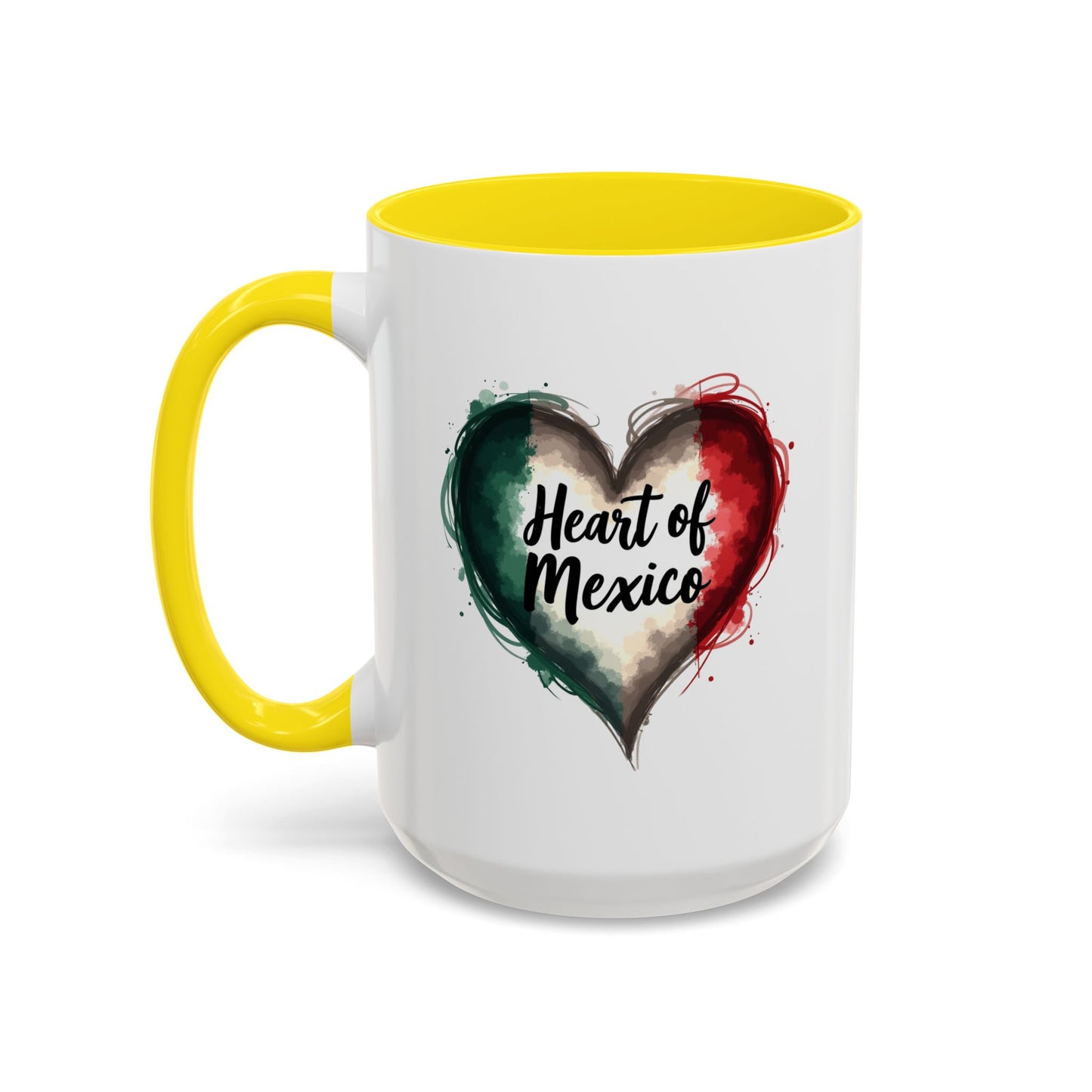 Heart of Mexico Coffee Mug, Hispanic Heritage Mug, Mexican Pride Gift, Immigrant Rights, Mexican Culture, Resistance Mug