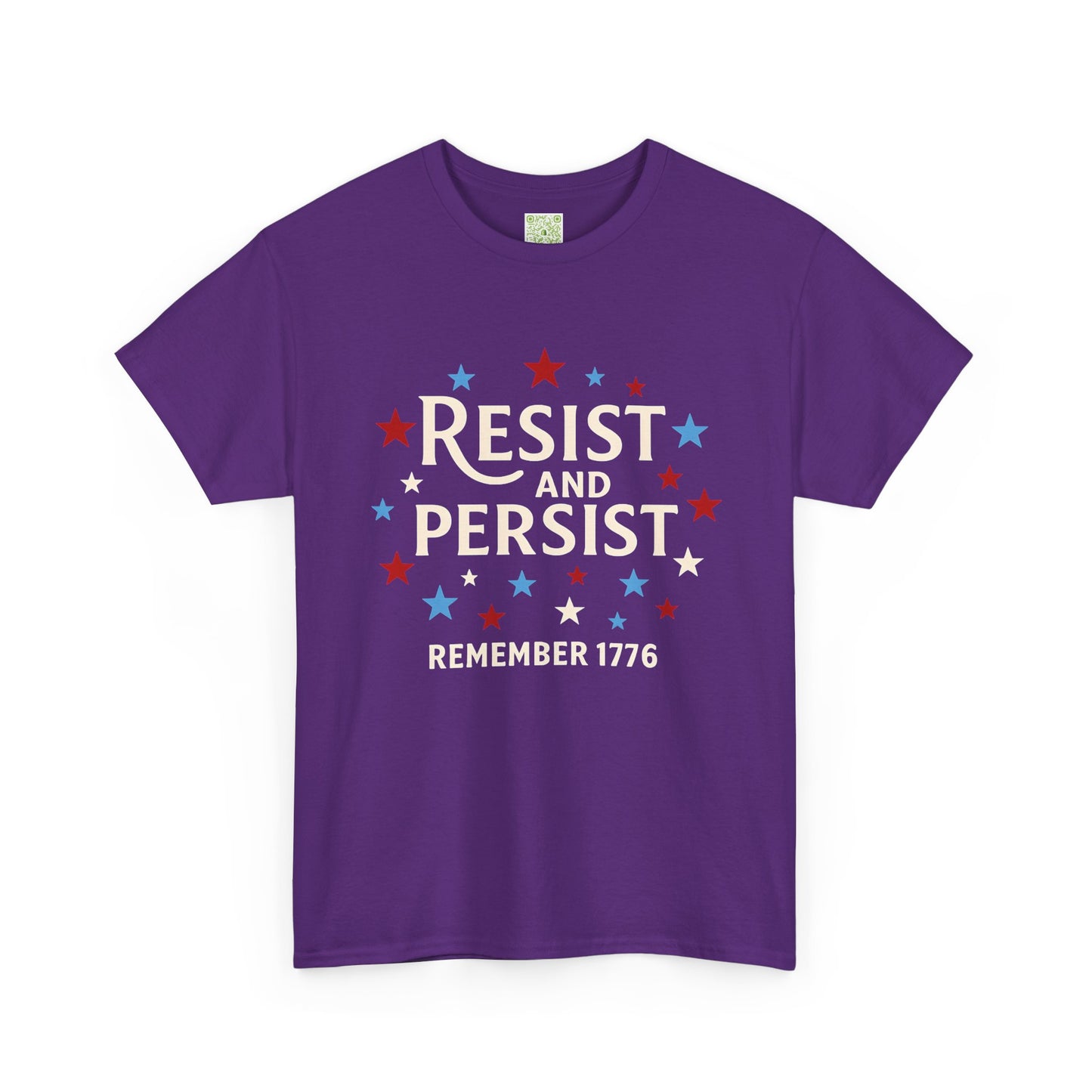Resist and Persist Tee, Unisex Cotton, Fourth of July Shirt, Memorial Day Shirt, Patriotic Shirt, Freedom Shirt, USA Flag Tee