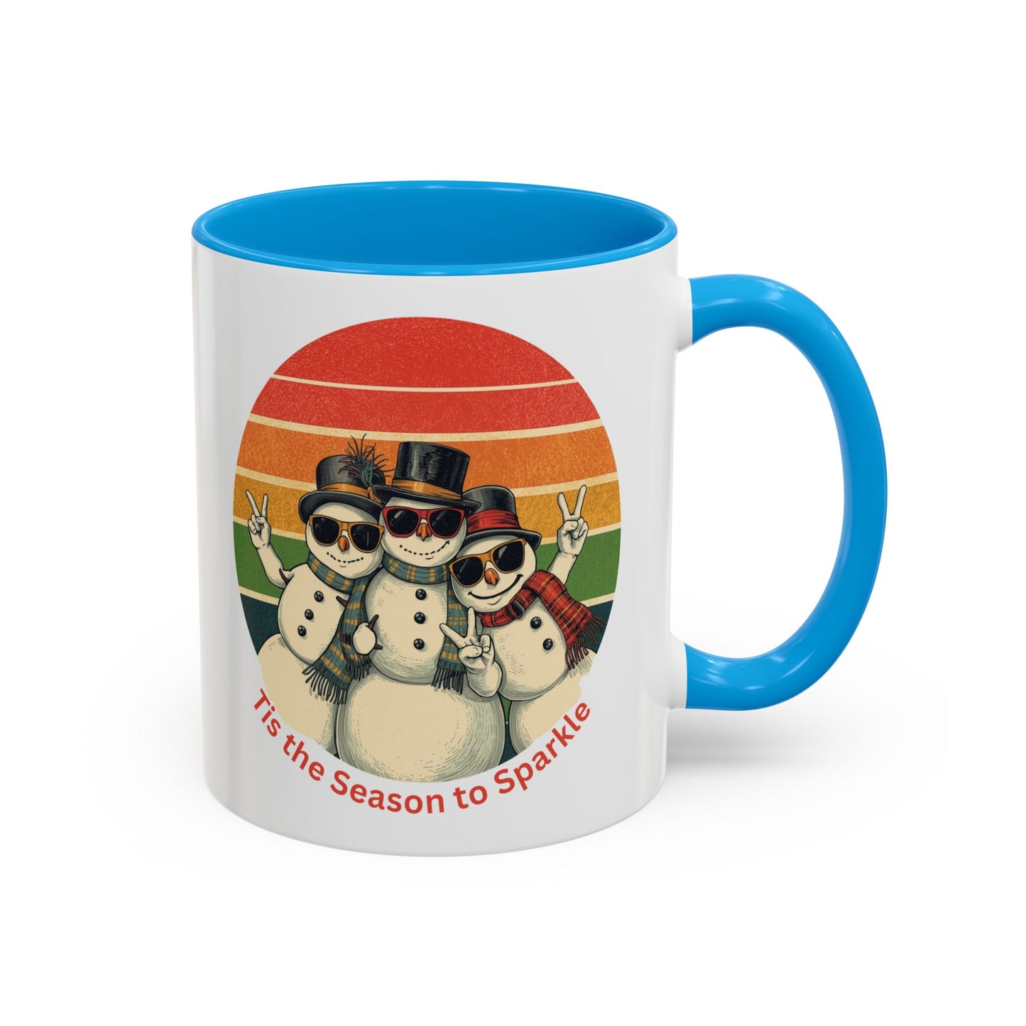 Retro Winter Snowman Mug, Christmas Mug, Nurse Holiday Gift, Gift for Nurse, Nursing Christmas, Nurse Gift, Snowman Mug