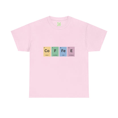 Creative Coffee Science Shirt, Chemistry Elements Tee, Periodic Table Shirt, Gift for Chemist, Science Teacher