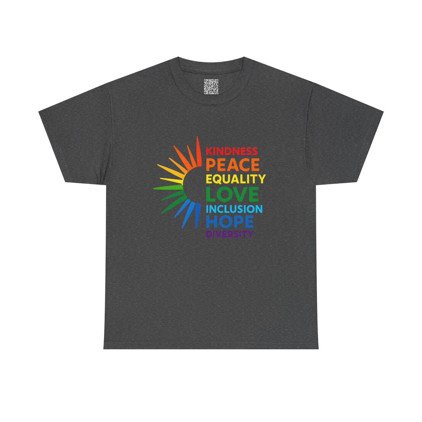 LGBTQ Pride Tee, Kindness Peace Equality Love Inclusion Hope Diversity, LGBT TShirt, Pride Outfit
