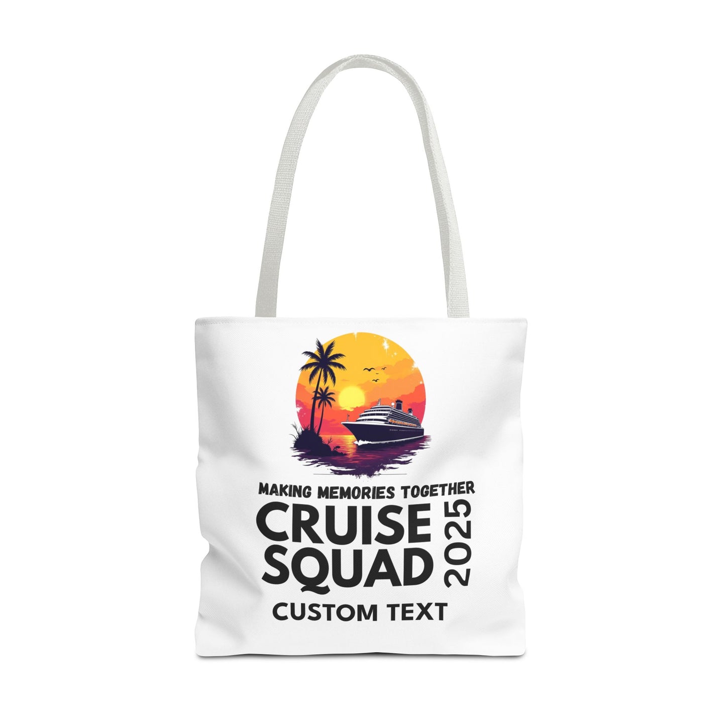 Personalized Cruise Squad Tote Bag, Family Cruise 2025, Matching Tote Bag, Vacation Tote, Family Vacation 2025, Cruise Bag