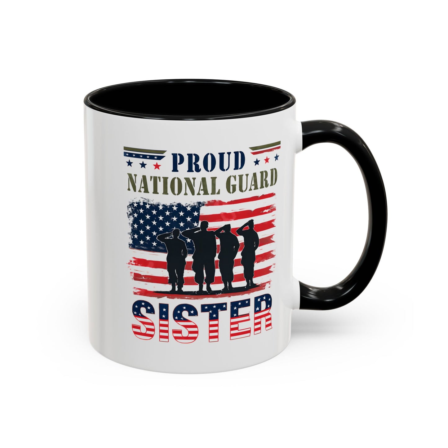 Proud National Guard Sister Mug, Army National Guard, Armed Forces Gift, Veteran Appreciation, Gift For Heroes