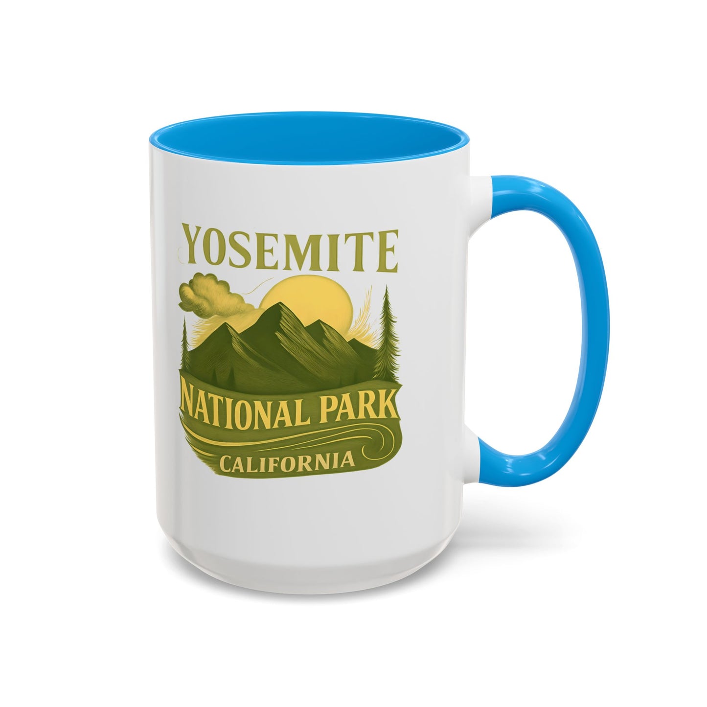 Yosemite National Park Accent Mug, Yosemite Gift, Yosemite Travel Gift, California Trip, Granola Girl Gift