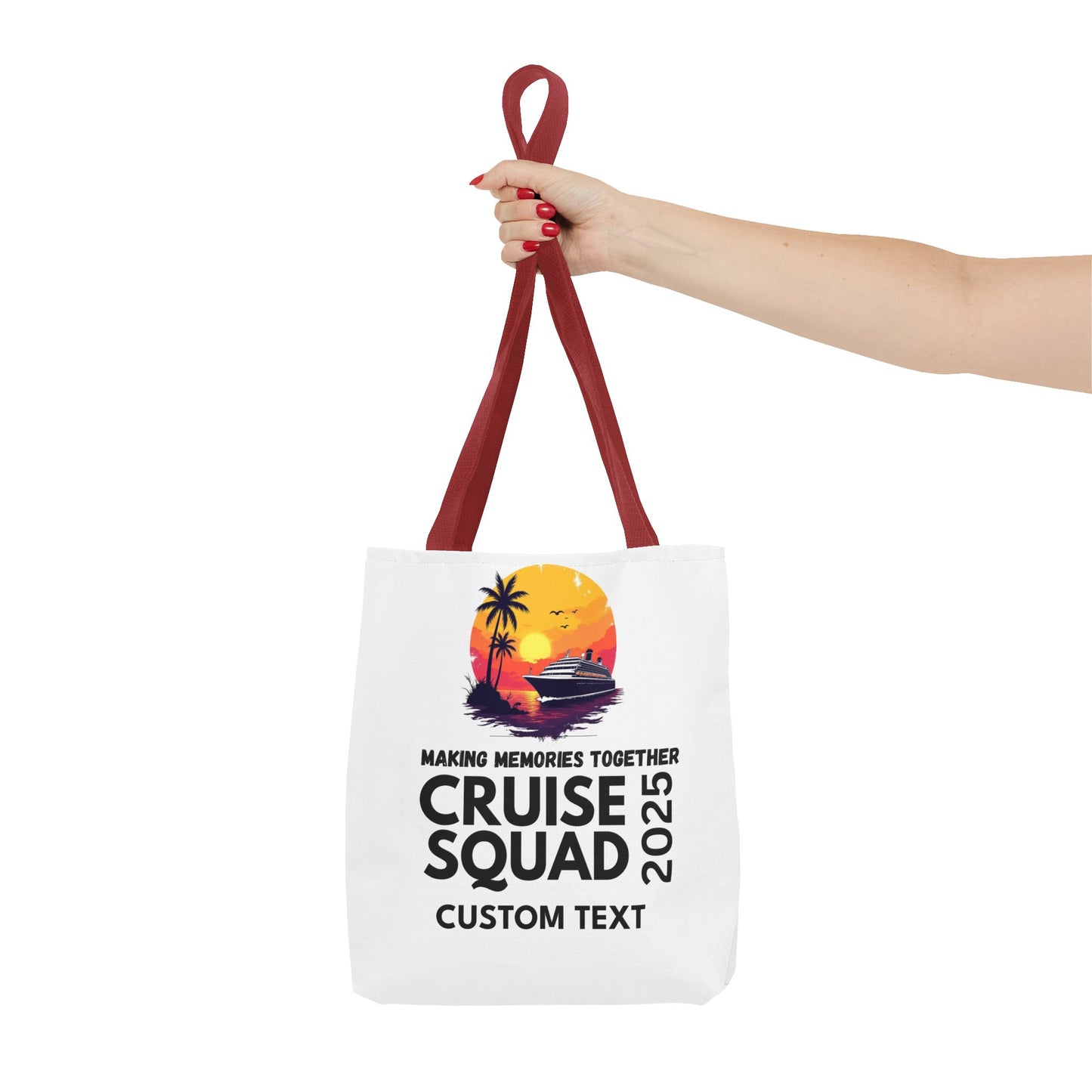 Personalized Cruise Squad Tote Bag, Family Cruise 2025, Matching Tote Bag, Vacation Tote, Family Vacation 2025, Cruise Bag