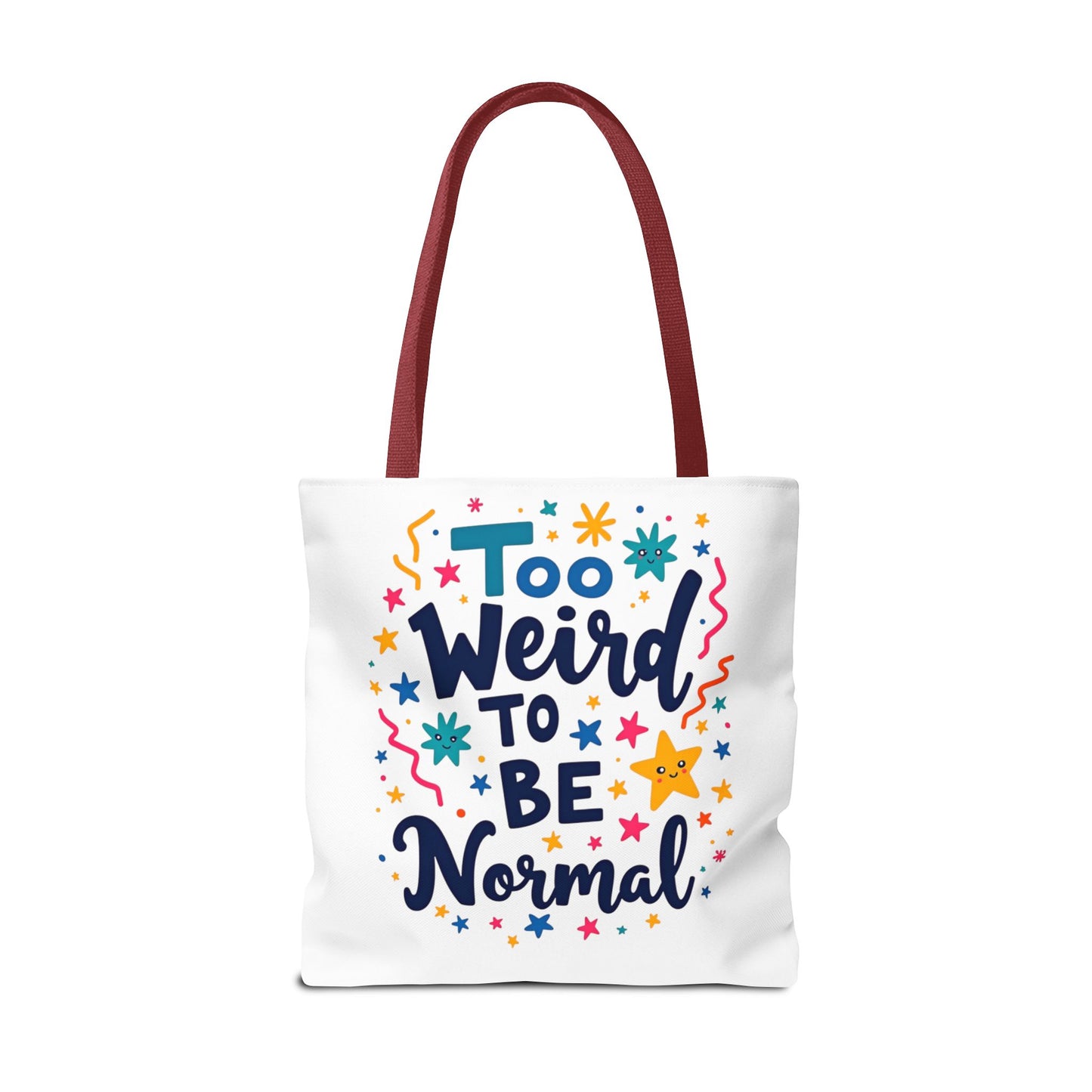 Enneagram Type 4 Tote Bag, To Weird to Be Normal, Personality Test, Enneagram Four, Self Growth Accessories