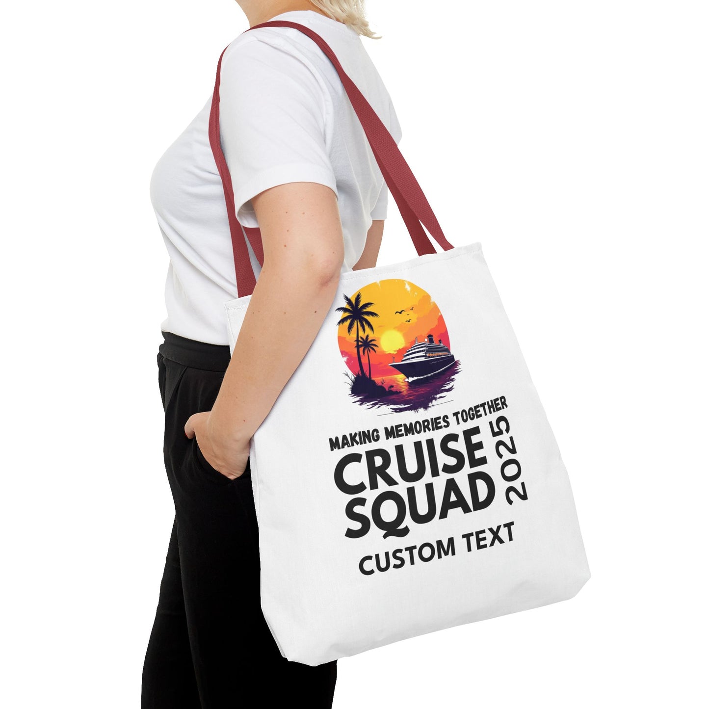 Personalized Cruise Squad Tote Bag, Family Cruise 2025, Matching Tote Bag, Vacation Tote, Family Vacation 2025, Cruise Bag