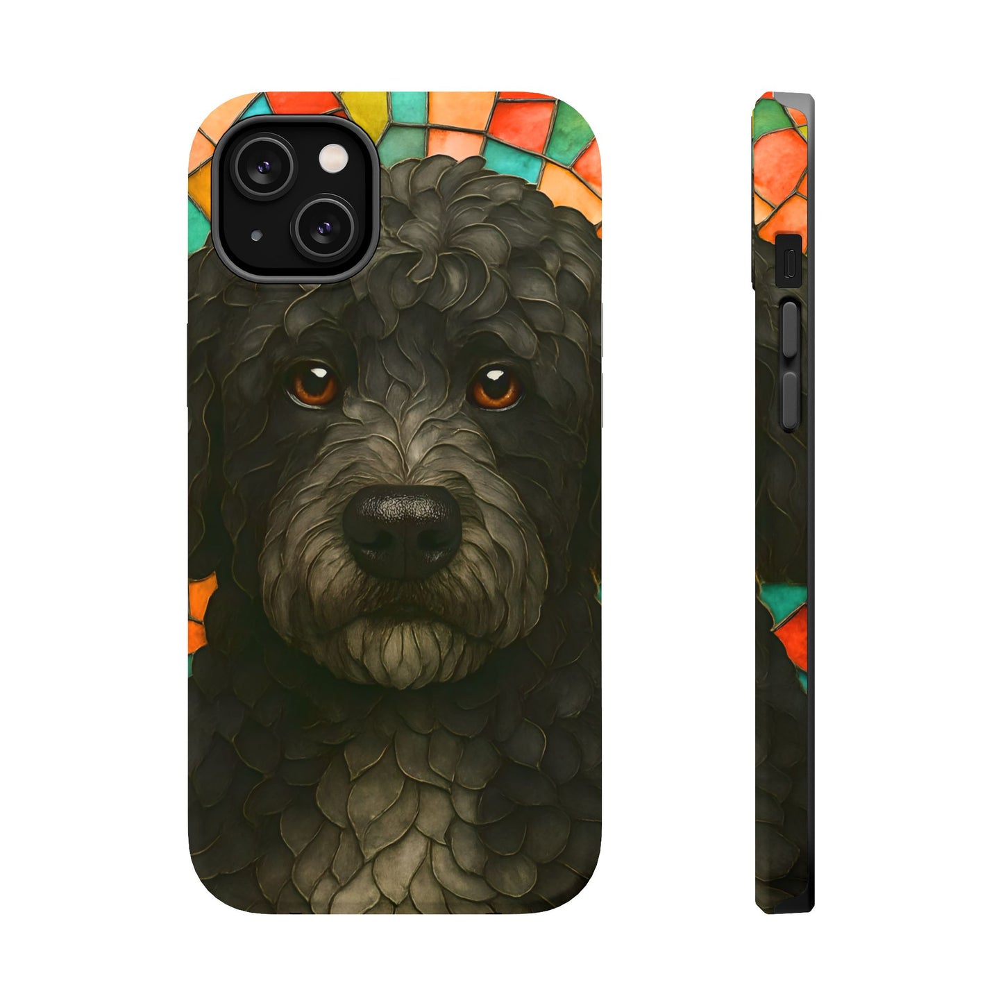 Portuguese Water Dog Mosaic Phone Case, Dog iPhone Case, Portie Dog Phone Case, Dog Lover Gift, Dog Phone Accessory