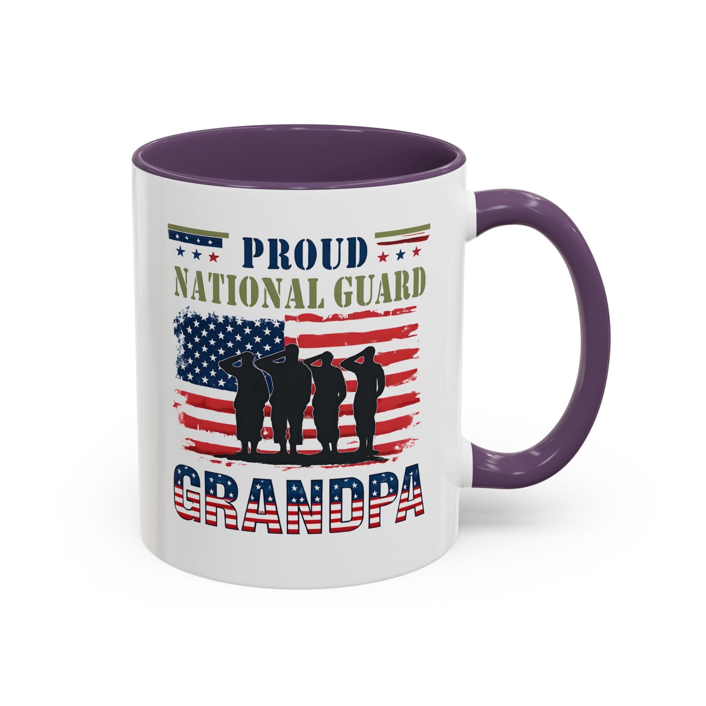 Proud National Guard Grandpa Coffee Mug, Army National Guard, Veteran Appreciation, Gift for Heroes, Military Family Gift