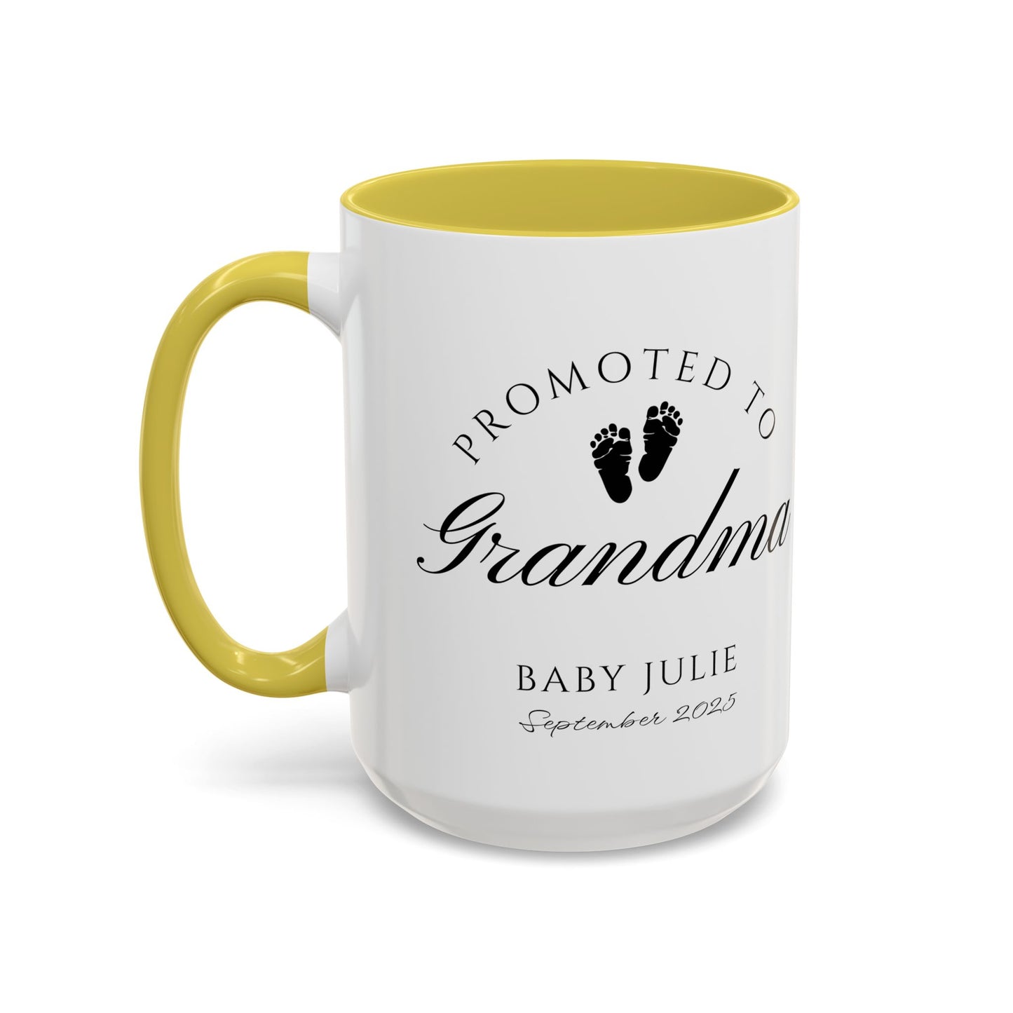 Promoted to Grandma Mug, Pregnancy Announcement Coffee Cup, Baby Reveal Gift, New Grandparent Mug, Grandma to Be Gift, Custom Baby Announcement
