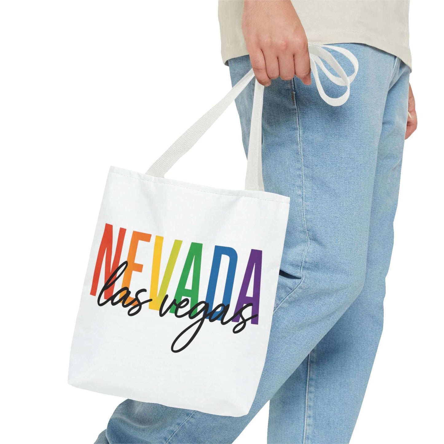Pride Las Vegas Nevada Tote, Pride Month Tote, Bisexual Pride Bag, LGBT Tote, Transgender Gift, Lesbian Tote, Equal Rights Bag
