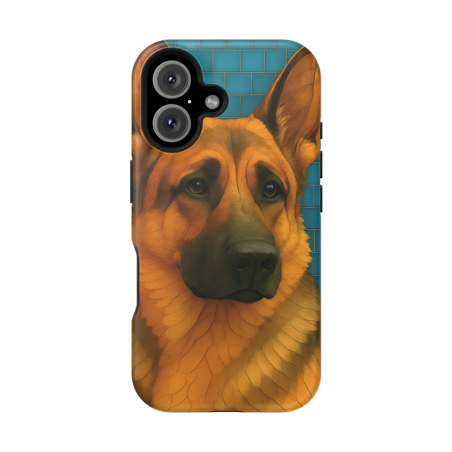 German Shepherd Mosaic Phone Case, German Shepherd Mom Gift, Dog Phone Case, Pet Gift, Dog Lover Present, iPhone Dog Case