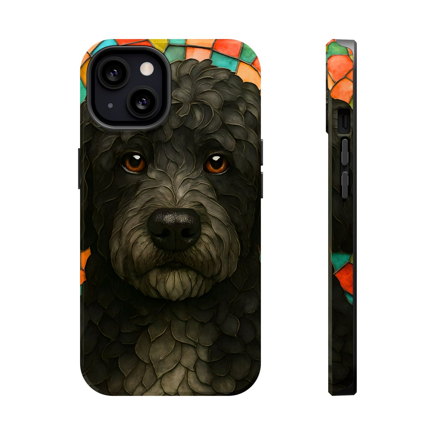 Portuguese Water Dog Mosaic Phone Case, Dog iPhone Case, Portie Dog Phone Case, Dog Lover Gift, Dog Phone Accessory