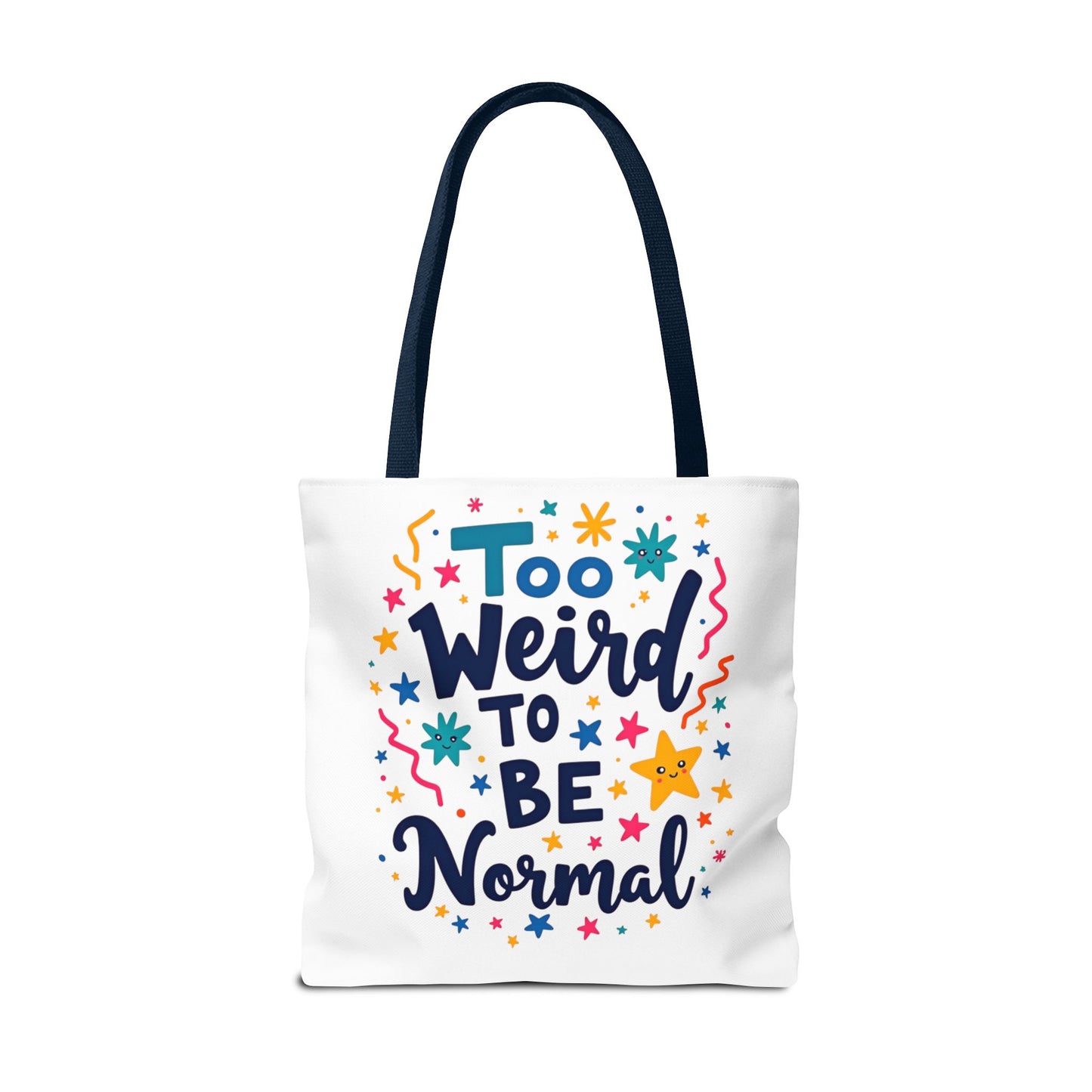 Enneagram Type 4 Tote Bag, To Weird to Be Normal, Personality Test, Enneagram Four, Self Growth Accessories